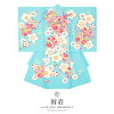 \浴衣フェス開催中/最大1000円クーポン配布中☆7/16まで産着 女の子 販売 初着 水色 ライトブルー 梅 雪輪 手鞠 掛け着 うぶぎ 祝着 お宮参り ポリエステル お祝い 赤ちゃん 送料無料