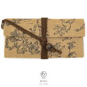 \10%off◆全品クーポン最大1000円OFF/6/28~7/12 9:59まで道中財布 茶 ブラウン 鳥獣戯画 ウサギ カエル 和柄 綿 ひも付き 巾着 メンズ 男物 浴衣向け 着物向け 日本製 メール便対応