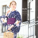 【クリアランス50%offクーポン】マラソン限定 浴衣 セット レディース 浴衣セット 兵児帯 大人 2点セット 浴衣 帯 紺 ネイビー 白 橙色 濃紫 桜 桔...
