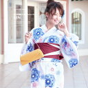 《対象クーポンで50%off》先着300名☆5/1-5/7 9:59浴衣 セット レディース レトロ 浴衣セット 大人 3点セット 白 ホワイト 紺 紫系 菊 ...