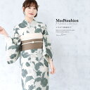 \超目玉!60%offクーポン発行中/マラソン限定☆8/11 1:59まで 浴衣 セット レディース 浴衣セット 半幅帯 大人 3点セット ホワイト 白 グレー...