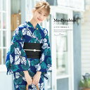 \超目玉!60%offクーポン発行中/マラソン限定☆7/26 1:59まで 浴衣 セット レディース 浴衣セット 大人 3点セット ブルー 青系 緑 黒 山法師...