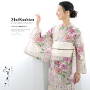 \浴衣フェス開催中/最大1000円クーポン配布中☆7/16まで浴衣 セット レディース 浴衣セット 半幅帯 2025新作 みすゞうた 3点セット ピンク 白 薔...