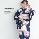 《対象クーポンで50%off》先着300名☆5/1-5/7 9:59浴衣 セット レディース 浴衣セット 兵児帯 2025 大人 3点セット モダン ネイビー ...