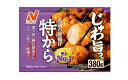 商品情報●味付けや揚げ時間、温度にこだわり、揚げたてのおいしさを再現●特選丸大豆醤油を使用した香り高い秘伝の醤油ダレと三度揚げで、飽きの来ない味付けを実現しています。●ジップ付のボリュームパックタイプでお弁当だけでなく、食卓でもご満足いただけます。原材料鶏肉(もも)、しょうゆ、砂糖、にんにく、しょうがペースト、食塩、衣(小麦粉、でん粉、粉末状植物性たん白、しょうゆ、食塩、ぶどう糖、香辛料、ブラックペッパーシーズニング、米粉、植物油脂、ホエイパウダー、粉末卵白)、揚げ油(パーム油、大豆油)/加工でん粉、調味料(アミノ酸等)、ポリリン酸Na、増粘多糖類、乳化剤、香料、乳酸Ca、香辛料抽出物、着色料(カロチノイド)、酸味料、(一部に小麦・卵・乳成分・大豆・鶏肉を含む)栄養成分(100g当たり)エネルギー188kcal、水分62.0g、たんぱく質12.1g、脂質9.1g、炭水化物14.4g、食塩相当量2.0g、ナトリウム783mg、カリウム193mg、リン204mg内容カテゴリ:冷凍食品、からあげサイズ:370〜555(g,ml)賞味期間(メーカー製造日より)18ヶ月名称鶏から揚げ保存方法-18℃以下で保存してください。※商品パッケージは変更の場合あり。メーカー欠品または完売の際、キャンセルをお願いすることがあります。ご了承ください。この商品は ニチレイ 特から 380g×4袋入　冷凍食品 ポイント 冷凍食品 おかず 唐揚げ からあげ　お弁当　レンチン　簡単　常備 ショップからのメッセージ 納期について 4