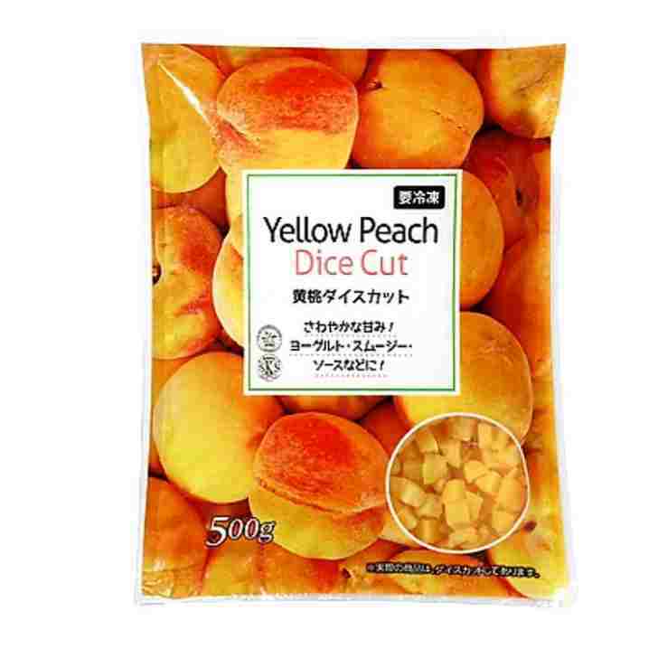 冷凍黄桃ダイスカットのサムネイル