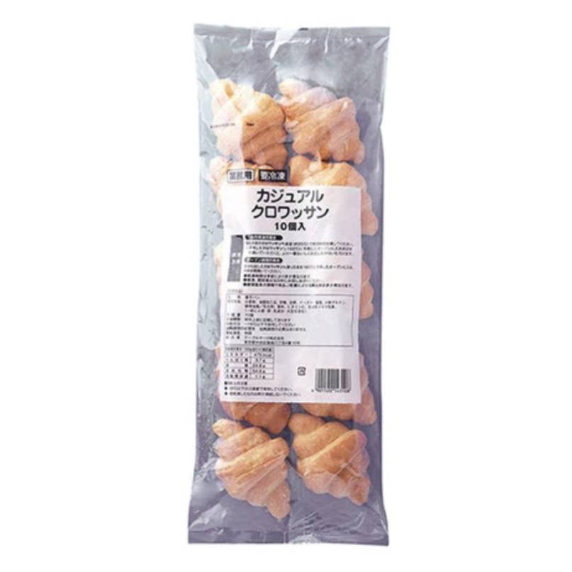 テーブルマーク カジュアルクロワッサン 10個 冷凍 自然解凍 パン 【プロ】