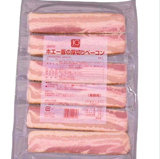 日東ベスト ホエー豚の厚切りベーコン 600g【プロ】 日東ベスト ホエー豚の厚切りベーコン 600g【プロ】