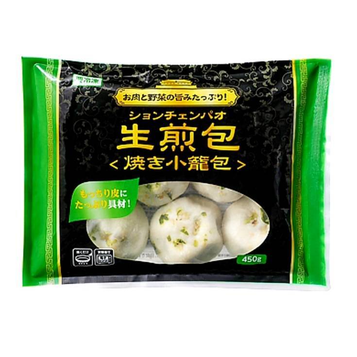 商品情報中国で広く親しまれている、肉と野菜の旨味がたっぷり詰まった生煎包（焼き小籠包）です。もっちりとした食感の皮で挽き肉の具材を包み、底に香ばしい焼き目をつけました。ひと口食べると皮の中からあふれ出すジューシーな味わいがたまらない一品。凍ったまま電子レンジやフライパンで温めるだけで、いつでも手軽に本格的な生煎包（ションチェンパオ）をお楽しみいただけます。内容量450g原産国中国保存方法-18℃以下で保存してください。栄養成分：100g当たり●エネルギー：241kcal ●たんぱく質：10.4g ●脂質：13.6g ●炭水化物：19.3g ●食塩相当量：1.0gアレルギー●小麦　●大豆　●鶏肉　●豚肉　●ごま※商品の仕様変更により、アレルギー情報が異なる場合がございます。召し上がる際は、必ずお買い求めいただいた商品のラベルや注意書きをご確認ください。この商品は 生煎包(ションチェンパオ)【業務用】 ポイント 中国で広く親しまれている、肉と野菜の旨味がたっぷり詰まった生煎包（焼き小籠包）です。 ショップからのメッセージ 納期について 4