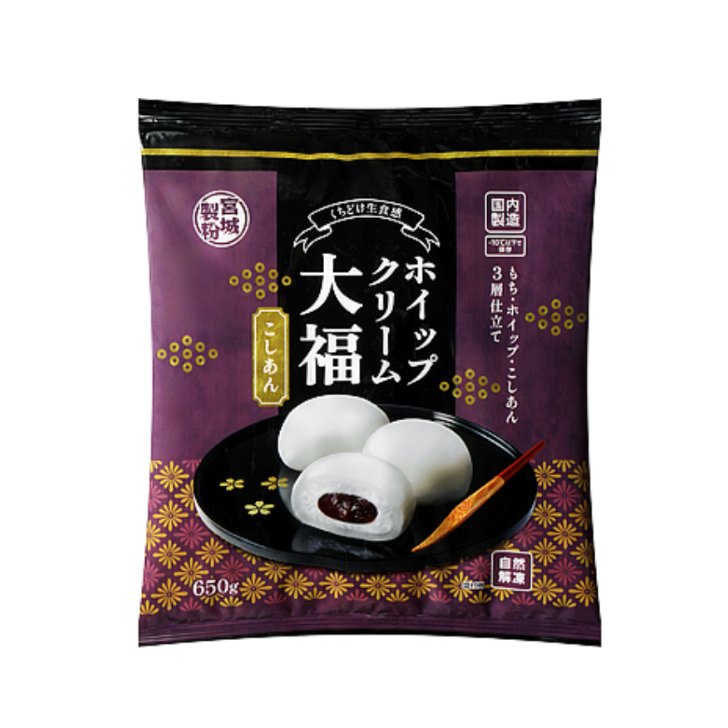ホイップクリーム大福　こしあん　650gのサムネイル