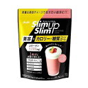 商品情報【スリムアップスリム 乳酸菌+スーパーフードシェイク ミックスベリーラテの商品詳細】●スーパーフードゴジベリー(クコの実)を含む全5種のベリー●全3種の乳酸菌、コラーゲン、ソイプロテイン【召し上がり方】1食おきかえプラン60g(添付のスプーン4杯目安)を約300ml〜340mlの水とよく混ぜて！ドリンクプラン15g〜45g(添付のスプーン1〜3杯目安)を約75〜255mlの水とよく混ぜて！ホットでもおいしい耐熱カップに粉とお湯を入れ、よく混ぜてお召し上がりください。シェーカーの使用は危険ですのでおやめください。【スリムアップスリム 乳酸菌+スーパーフードシェイク ミックスベリーラテの原材料】大豆蛋白(国内製造)、乳蛋白、水溶性食物繊維、豚コラーゲンペプチド(ゼラチンを含む)、砂糖、還元麦芽糖、脱脂粉乳、ストロベリー果汁パウダー、パン酵母末、乾燥苺末、乾燥ラズベリー末、ラズベリー果汁パウダー、ブルーベリー果汁パウダー、カシス果汁パウダー、ヨモギエキス末、ハトムギエキス末、植物油脂、殺菌乳酸菌粉末、酵母エキス末、有胞子性乳酸菌末、ゴジベリー末／クエン酸K、糊料(増粘多糖類)、乳化剤、酸味料、卵殻Ca、着色料(紅麹、野菜色素)、酸化Mg、香料、V.C、甘味料(アスパルテーム・L-フェニルアラニン化合物、アセスルファムK、スクラロース、カンゾウ)、ピロリン酸第二鉄、V.E、パントテン酸Ca、V.A、ナイアシン、V.B6、V.B1、V.B2、葉酸、V.D、V.B12【栄養成分】(スプーン4杯(60g)当たり)エネルギー・・・195kcalたんぱく質・・・27g脂質・・・1.8g炭水化物・・・24.7g食塩相当量・・・0.50g【アレルギー物質】卵・乳成分・大豆・ゼラチン【注意事項】・過度なダイエットを防ぎ、バランスの良い食生活をするために、食事とおきかえる場合は1日2食を限度としてご使用ください。・本品は1食分に必要な全ての栄養素を含むものではありません。・食物アレルギーの認められる方は、パッケージの原材料表記をご確認の上ご使用ください。・体質や体調によりまれにおなかがゆるくなるなど、身体に合わない場合があります。その場合は使用を中止してください。・カロリー制限によるダイエットは、ご使用される方の体質や、健康状態によって体調を崩される場合があります。・妊娠・授乳中の方は、本品の使用をお控えください。・現在治療を受けている方は、医師にご相談ください。・開封後はチャックをしっかり閉め、お早めにお召し上がりください。・水やお湯に溶かしたとき、沈殿、だまができることがありますが、品質上問題ありません。・あたたかい飲み物で召し上がる時は、シェイカーの使用は危険ですのでおやめください。・小児の手の届かないところにおいてください。【原産国】日本※商品パッケージ、内容量は変更の場合あり。メーカー欠品または完売の際、キャンセルをお願いすることがあります。ご了承ください。この商品は スリムアップスリム 乳酸菌+スーパーフードシェイク ミックスベリーラテ(315g) ポイント スリムアップスリム / スリムアップスリム 乳酸菌+スーパーフードシェイク ミックスベリーラテ　ダイエット　置き換え ショップからのメッセージ 納期について 4