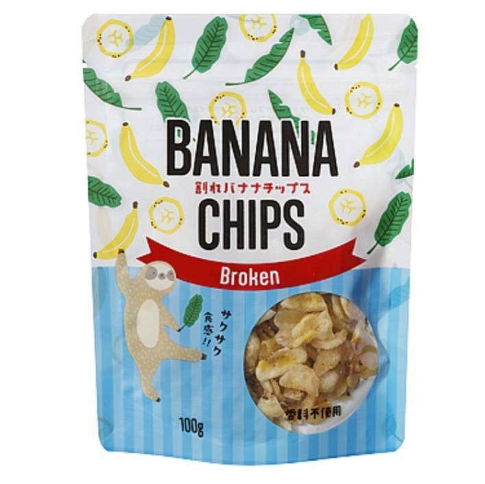 割れバナナチップス(香料不使用) 100g【業務】