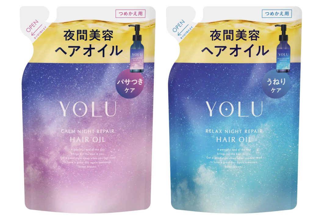 YOLU(ヨル)カームナイト/リラックスナイト　ヘアオイル（詰替）　60ml