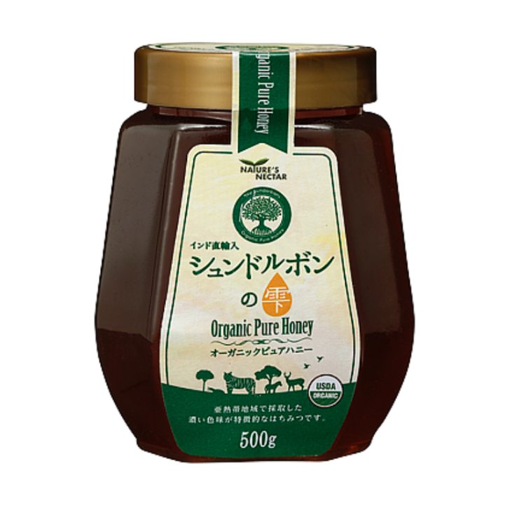 シュンドルボンの雫　オーガニックピュアハニー　500gのサムネイル