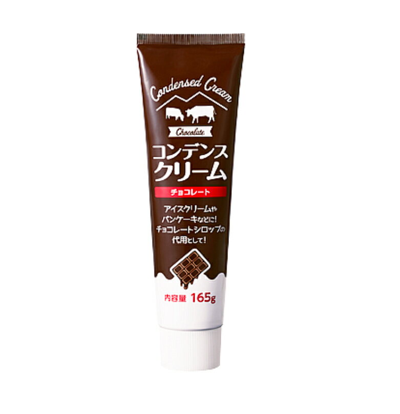 コンデンスクリーム チョコレート(チューブ容器)　165g　　トッピング　業務用