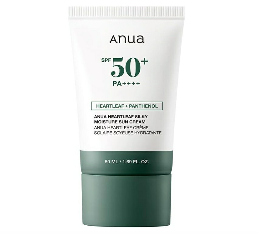 Anua (アヌア) ドクダミシルキー モイスチャーサンクリーム50ml SPF50+ PA++++ 顔用日焼け止め
