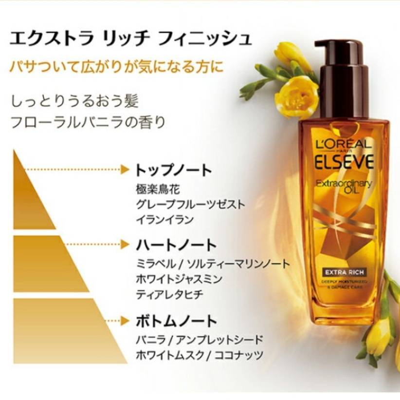 ロレアル パリ エルセーヴ エクストラオーディナリー　エクストラリッチフィニッシュ　100ml