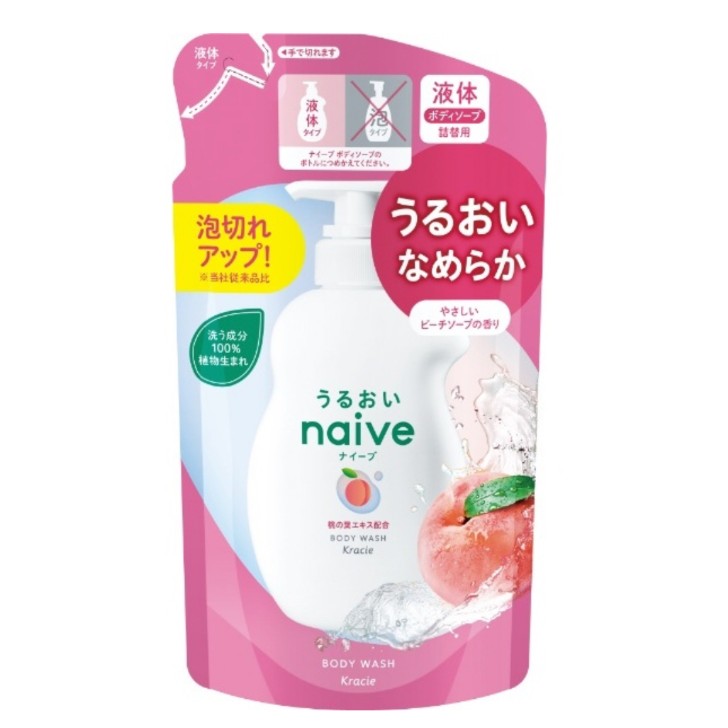 Rakuten - ナイーブ ピーチソープの香り詰替用 360mL×2袋