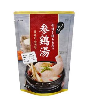 骨付き鶏もも肉の参鶏湯　600g