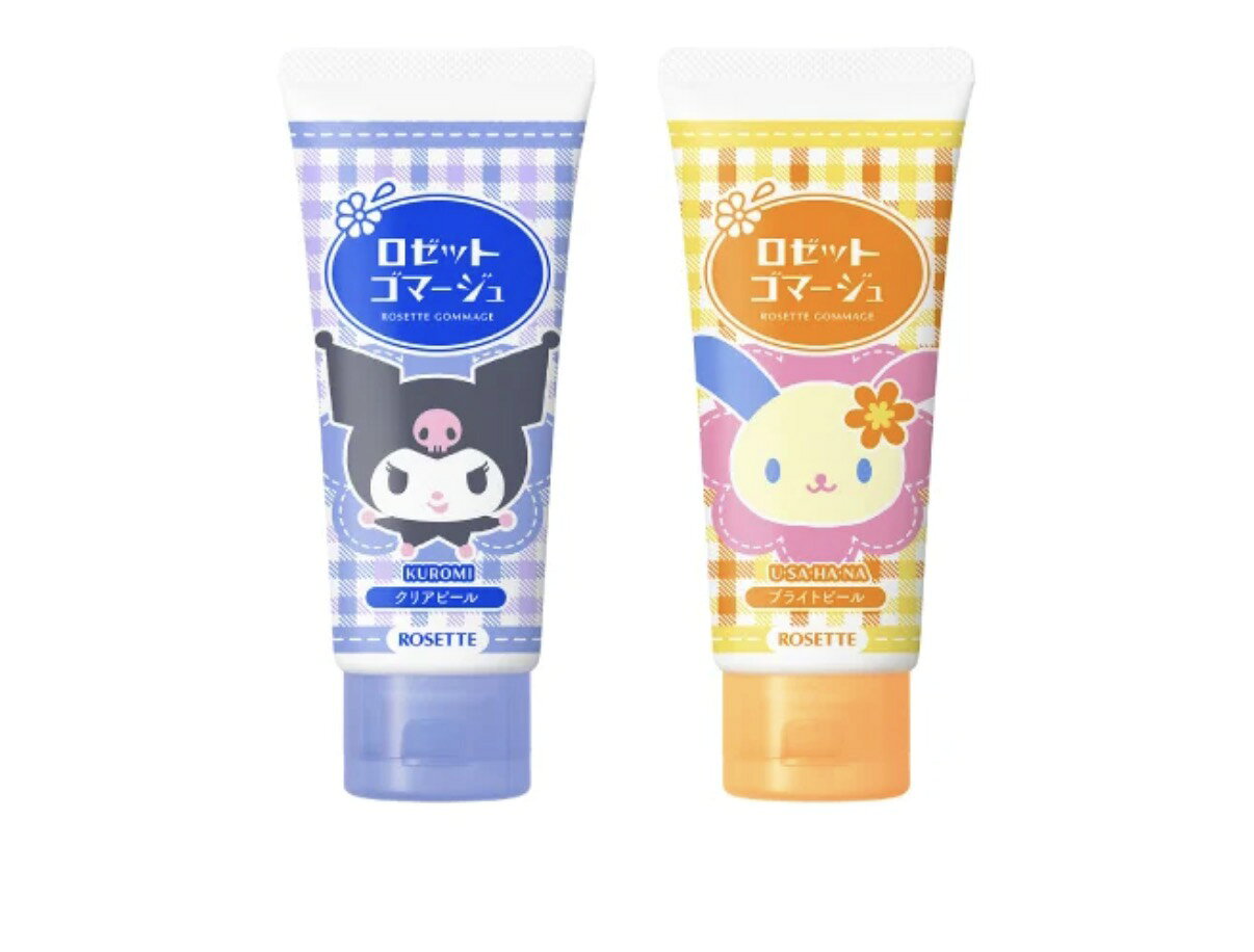 商品情報「数量限定デザイン！」カラフルなチェック柄に、パイピング風のステッチを組み合わせた遊び心のあるデザインが特徴。クロミやウサハナもモチーフに合わせてポップにアレンジし、見ているだけで気分が上がるパッケージに仕上げました！どこか懐かしい平成レトロのムードをまとった、可愛さと楽しさを詰め込んだデザインです。クロミVer.クリアピール毛穴レスななめらかつるつる垢抜け肌へ・ザラつき、ごわつき、毛穴が気になるそのときに・炭×AHA（フルーツ酸）×海泥エキス・クリアサボンの香りウサハナVer.ブライトピール透明感のあるすっきりつるつる垢抜け肌へ・ザラつき、ごわつき、くすみに・ビタミンC誘導体×AHA（フルーツ酸）×クリアローズフルーツ配合・フレッシュシトラスの香りメーカー欠品または完売の際、キャンセルをお願いすることがあります。ご了承ください。急遽在庫切れになる場合がございます。※離島の場合送料がプラスされる場合がございます。その節は何卒ご容赦賜りますようお願い申し上げます.
