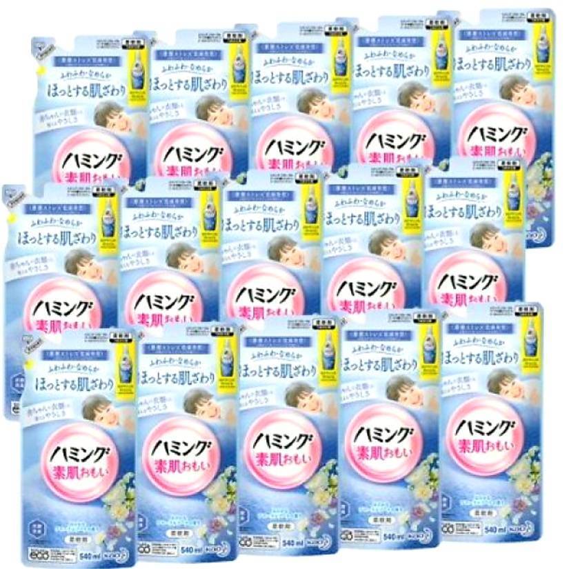 ハミング 柔軟剤 フローラルブーケの香り 詰め替え 梱販売用(480ml 15個入)【ハミング】