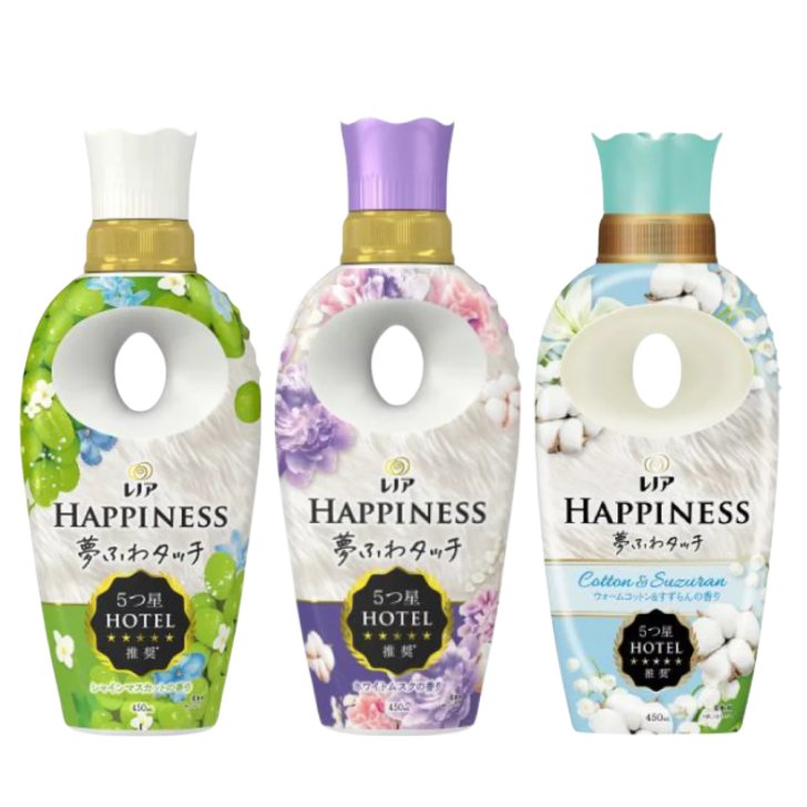 レノアハピネス 夢ふわタッチ 本体 450ml 柔軟剤