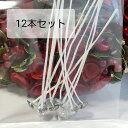キャンドル 芯 作成キット ハンドメイド 【20cm×12本】クラフト アロマ 蜜蠟 ロウソク 蠟燭 ソイワックス パラフィンワック...