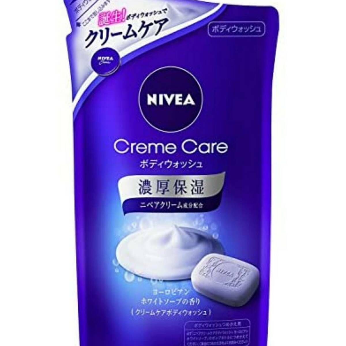 花王 ニベア クリームケア ボディウォッシュ ヨーロピアンホワイトソープ つめかえ用 360ml【6袋セット】