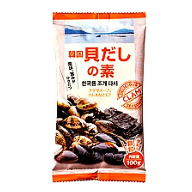 韓国　貝だしの素　100g×3袋セットのサムネイル
