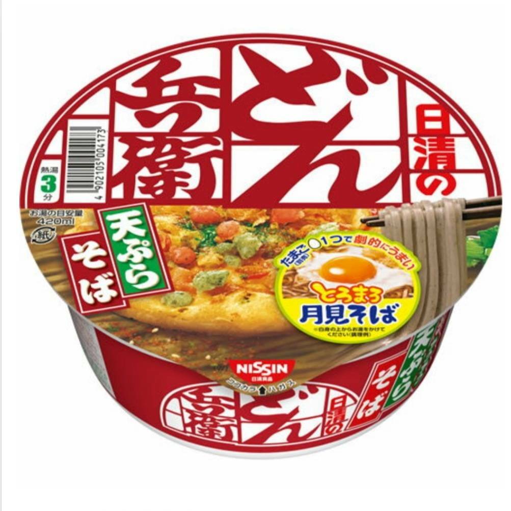 日清のどん兵衛 天ぷらそば 西(100g×12食入)のサムネイル