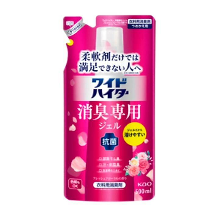 花王 ワイドハイター 消臭専用ジェル フレッシュフローラルの香り つめかえ用 (500mL)