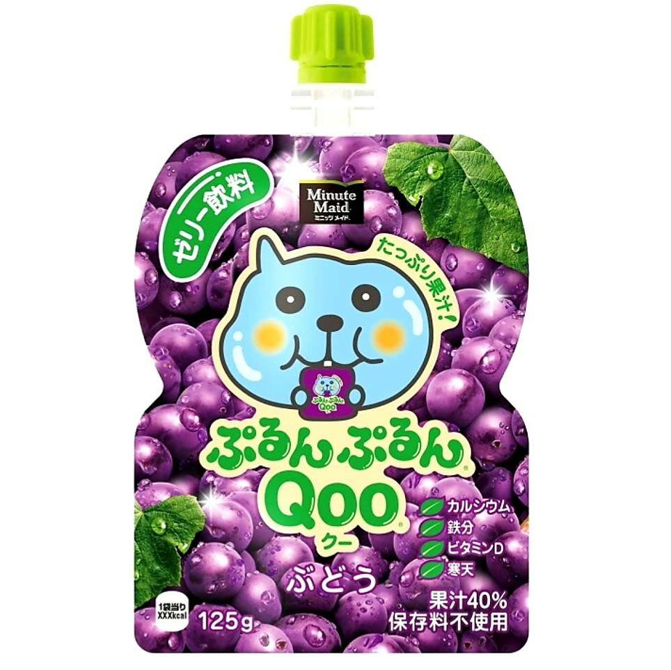 クー(Qoo) / ミニッツメイド ぷるんぷるんクー ぶどう パウチミニッツメイド ぷるんぷるんクー ぶどう ..