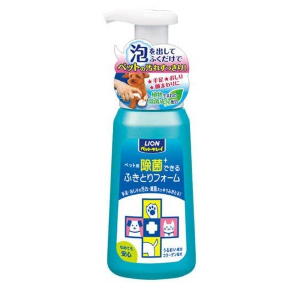 ペットキレイ 除菌できるふきとりフォーム/犬用品ペットキレイ 除菌できるふきとりフォーム 本体 250ml..