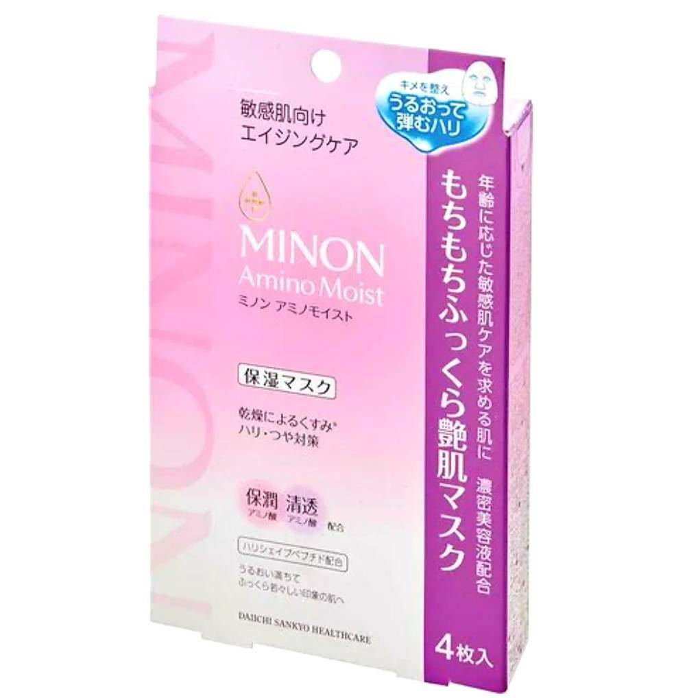 Rakuten - 第一三共ヘルスケア　ミノン　アミノモイスト　もちもちふっくら艶肌マスク　24mL×4枚入