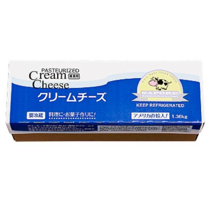 商品情報クリーミーでほどよい酸味が特徴のクリームチーズです。パンやベーグルにそのまま塗ったり、チーズケーキなどの材料にしたりと使い方もさまざま。カットして生ハムやスモークサーモンで巻けば、簡単オードブルの出来上がり！豊かなコクとマイルドな味わいで、料理やお菓子作りに幅広くお使いいただけます。内容量1.36kg原産国アメリカ栄養成分：100g当たり●エネルギー：337kcal ●たんぱく質：5.4g ●脂質：33.3g ●炭水化物：5.5g ●食塩相当量：0.9gアレルギー●乳成分※商品の仕様変更により、アレルギー情報が異なる場合がございます。召し上がる際は、必ずお買い求めいただいた商品のラベルや注意書きをご確認ください。この商品は クリームチーズ 業務用 スイーツ レストラン ポイント クリーミーでほどよい酸味が特徴のクリームチーズです。 ショップからのメッセージ 納期について 4