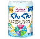 商品情報離乳食が3回食になる満9か月頃からの成長期に、牛乳や食事では不足しがちな栄養をおいしくサポートするミルクです。牛乳では摂りにくいDHAを配合し、鉄・カルシウム・ビタミンC・ビタミンDは400ml摂取した場合、食事摂取基準1〜2歳の推奨量・目安量に対して1日分を100％サポートできます。発育に大切な亜鉛を新たに配合しました。対象年齢（目安）満9か月頃〜3歳頃内容量830gこの商品は 和光堂フォローアップミルク　ぐんぐん ポイント 離乳食が3回食になる満9か月頃からの成長期に、牛乳や食事では不足しがちな栄養をおいしくサポートするミルクです。 ショップからのメッセージ 納期について 4