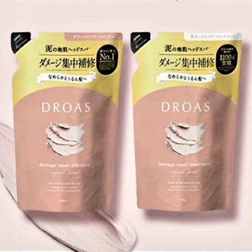 DROAS ドロアス シャンプー / トリートメント 詰め替え セット 350mL DROAS ドロアス シャンプー / トリートメント 詰め替え セット 350mL