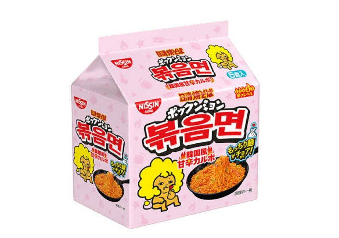 日清食品 日清焼そば ポックンミョン 韓国風甘辛カルボのサムネイル