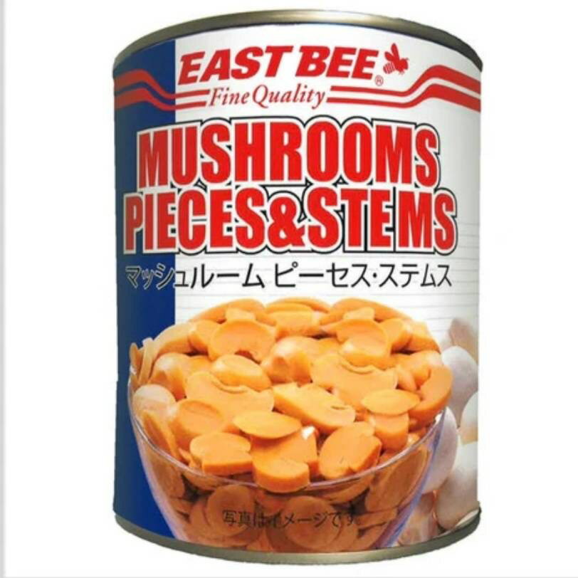 EAST BEE マッシュルーム P&S #2 2号缶 缶詰　業務用　【プロ】