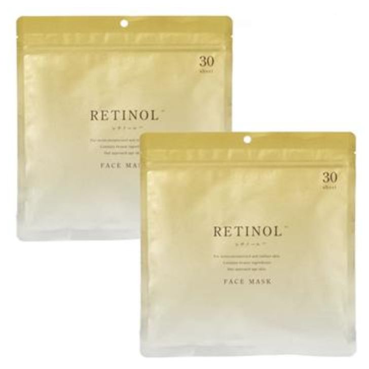 レチノール　フェイスマスク　1袋30枚入
