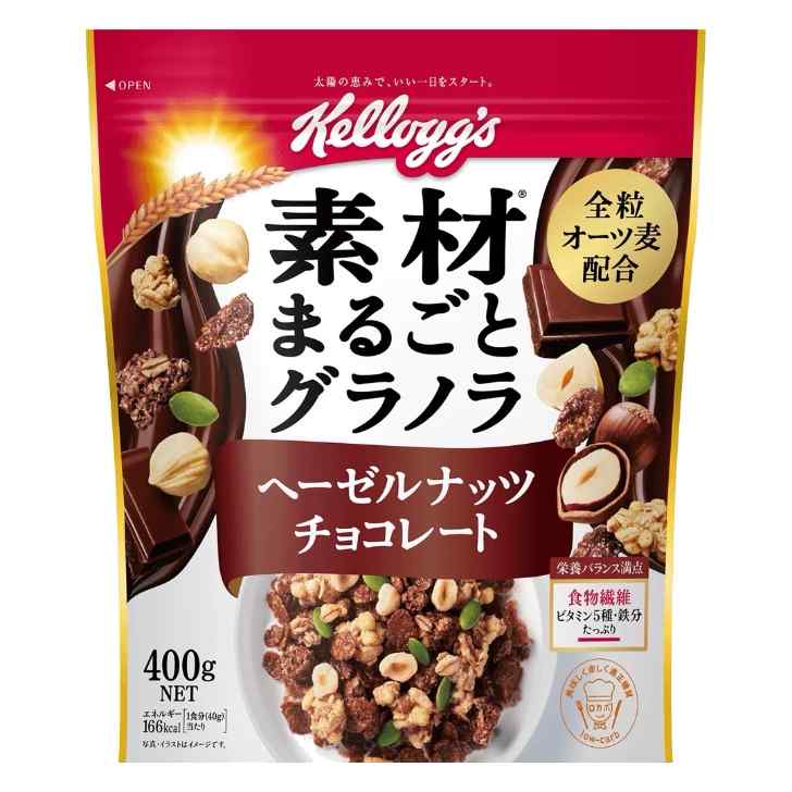 選べる　ケロッグ　素材まるごとグラノラ　朝摘みいちご　ヘーゼルナッツチョコレート　パリッとアーモンド so-netmo-10006893 So-netmoソネトモ サンプル画像2