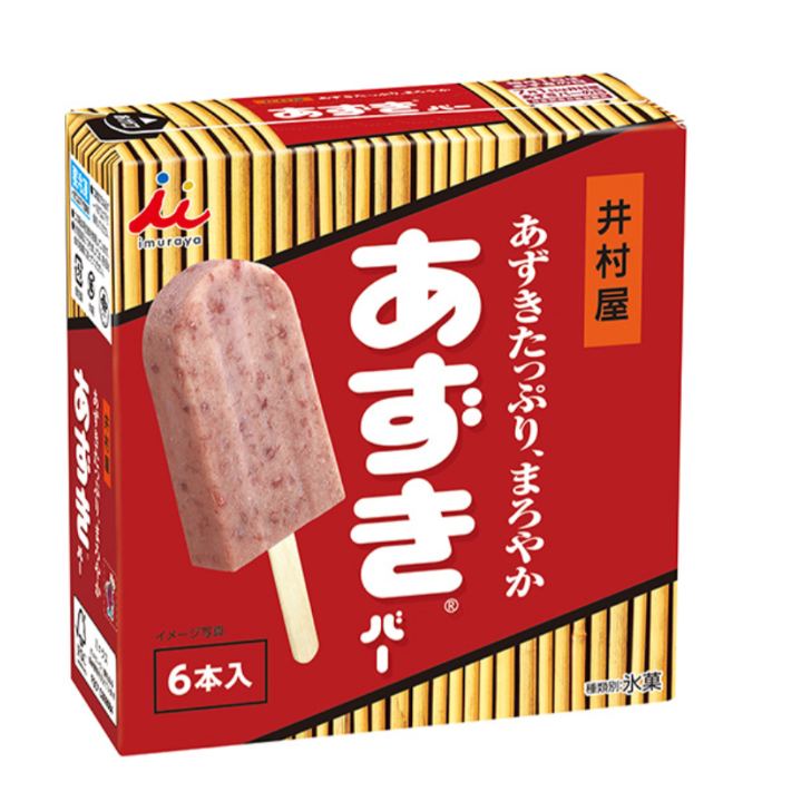 井村屋　あずきバー　6本入り×3箱のサムネイル