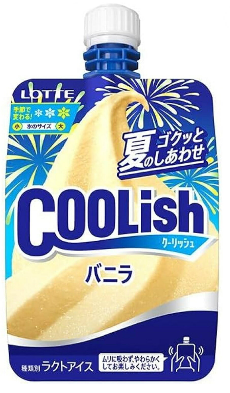 ロッテ クーリッシュ バニラ 140ml×24個　まとめ売り