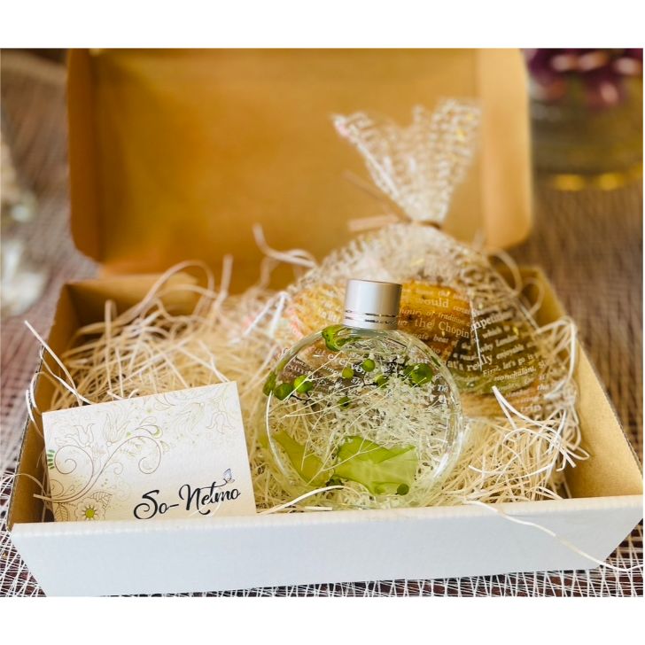 ハーバリウム＆野菜クッキーセット　プレゼント クッキー 花 フラワー ハーバリウ...