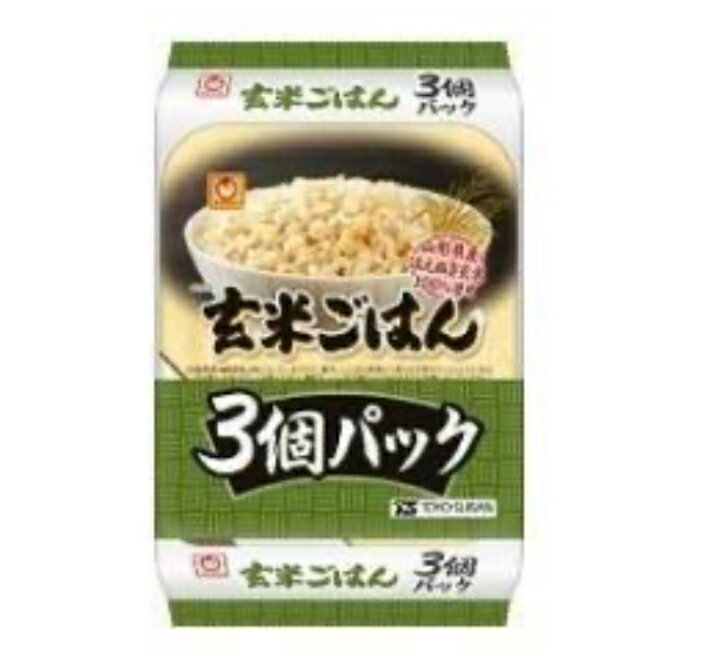 東洋水産 マルちゃん 玄米100%の玄米ごはん3P 160gX3