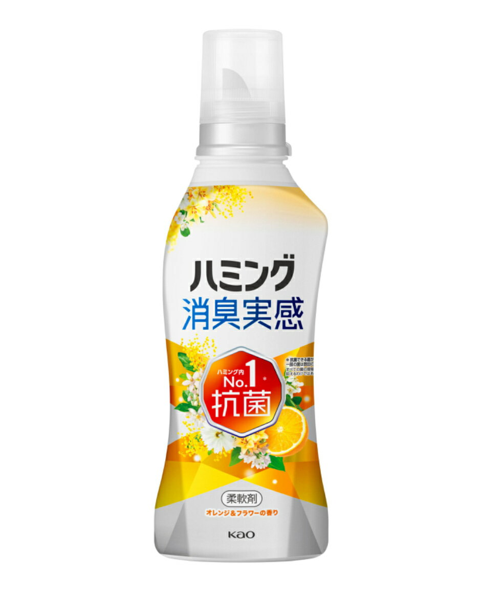 樂天商城 - 花王 ハミング消臭実感 オレンジ＆フラワーの香り 本体 510ml