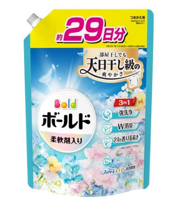 Rakuten - P＆G　ボールドジェル　サボン　詰替　690g*6袋セット　大容量　まとめ買い