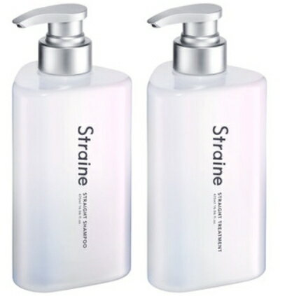 STRAIGHT　本体セット　 シャンプー 475ml+トリートメント 475ml / ホワイトブロッサムの香り　送料無料