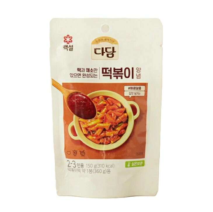 タダム　トッポギソース　150g*2袋セット トッポッキ たれ ヤンニョム 韓国調味料
