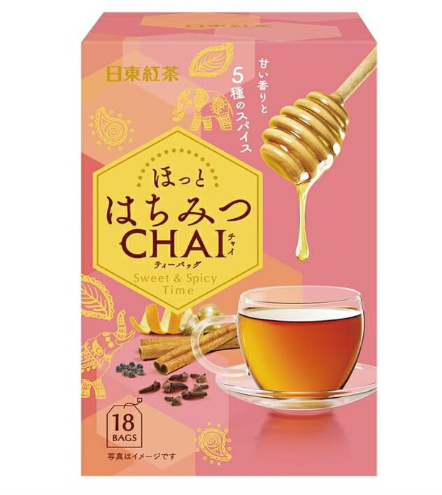 日東紅茶 はちみつチャイティーバッグ 18袋入*4袋セット